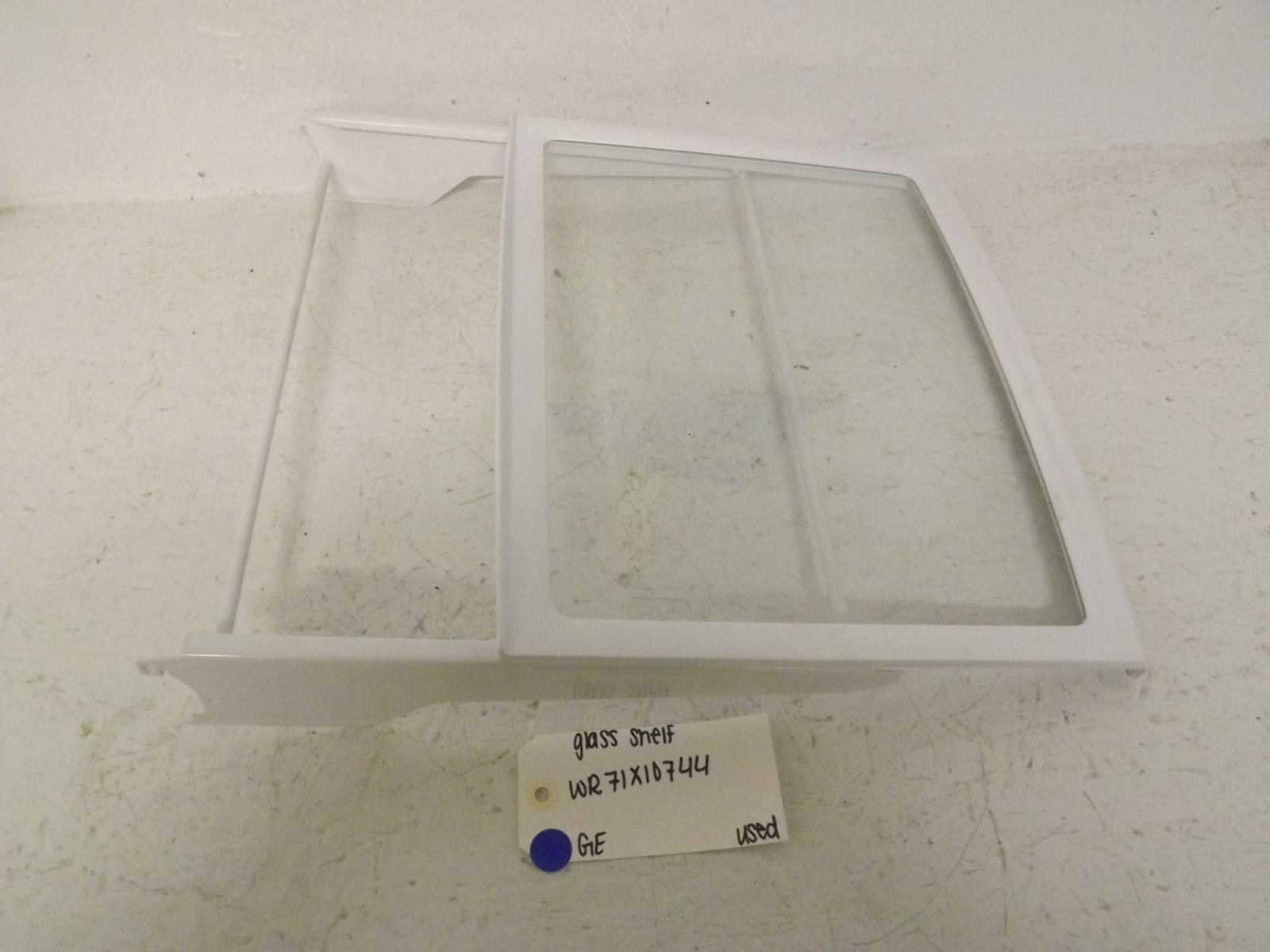 GE Refrigerator WR71X10744 Glass Shelf Used GE Refrigerator WR71X10744 Glass Shelf Used